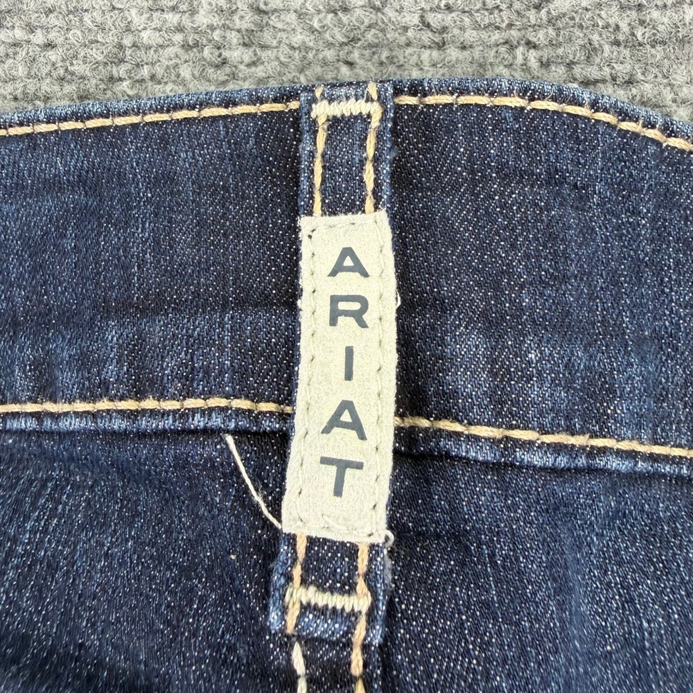 Ariat Real Jeans Women 16WL (Fit 36x31) Blue Contessa Perfect Rise Bootcut Denim - Picture 15 of 16